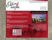 Tablet Screenshot of elderselectric.com